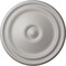 Ekena Millwork Reece Ceiling Medallion (Fits Canopies up to 2 3/8"), Hand-Painted Ultra Pure White, 12"OD x 1 3/4"P CM12REUWF - alternate 1
